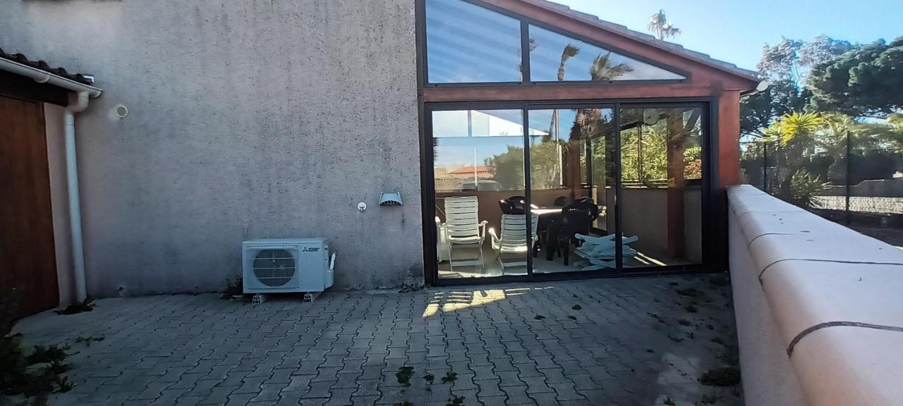 Patios De La A 200 M De La Plage- Clim - Wifi - Parking